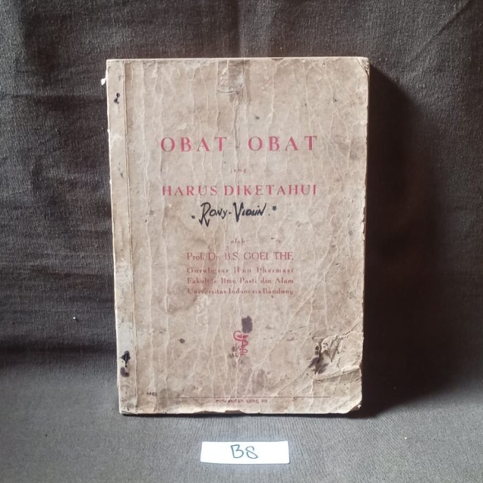 Obat - Obat yang Harus Diketahui
