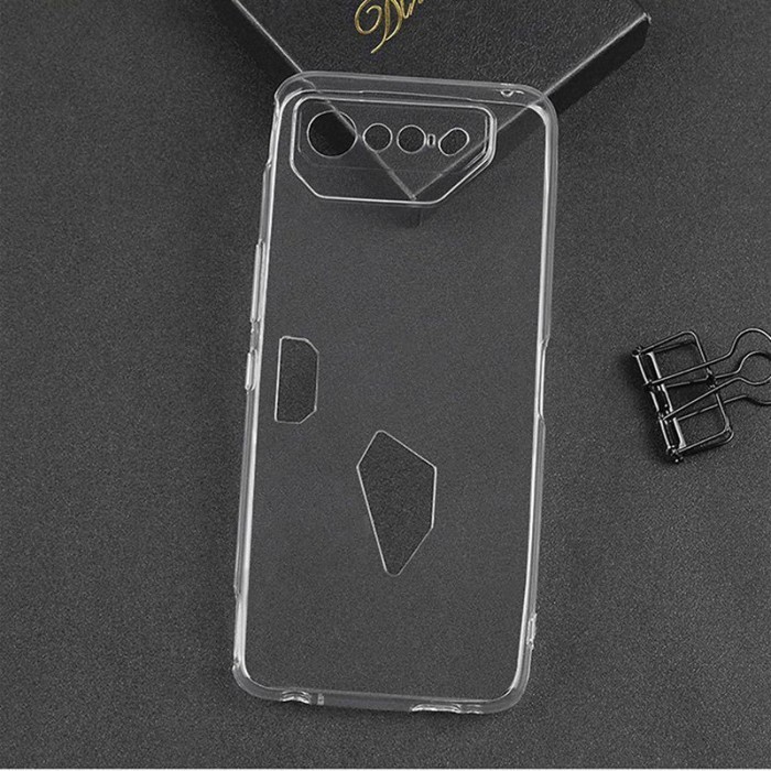 CASING ASUS ROG 7 / ROG 7 ULTIMATE CLEAR CASE SOFT CASE CLEAR TPU ORIGINAL