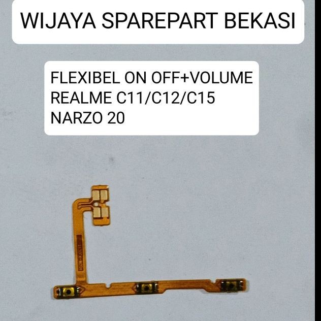 FLEXIBE ON/OFF+VOLUME REALME C11/C12/C15