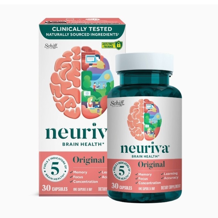 NEURIVA Original Brain Performance 30 count Brain Support Supplement