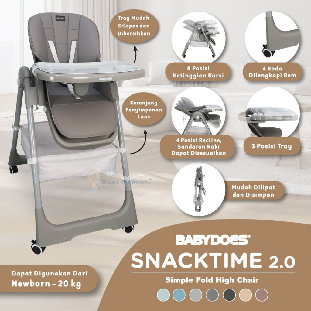 BABYDOES Snacktime 2.0 High Chair
