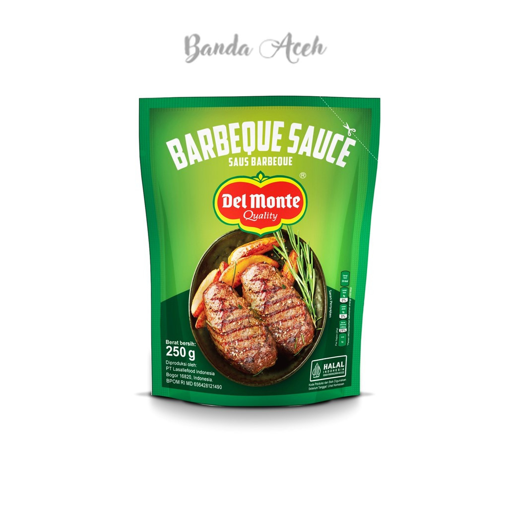 (Aceh) Delmonte Saus Barbeque Pouch 250 gr