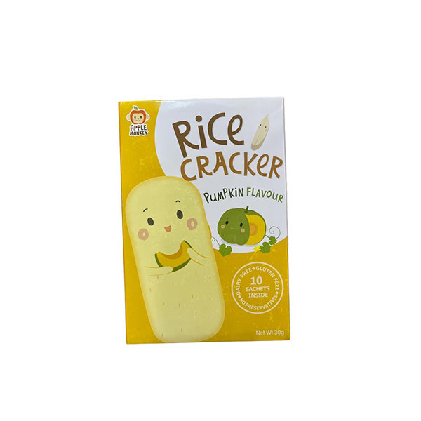 APPLE MONKEY RICE CRACKER PUMPKIN FLAVOU