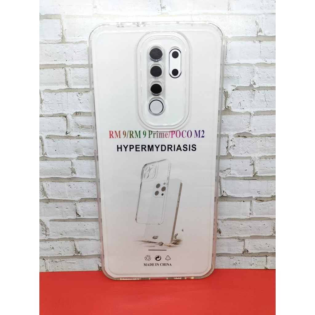 SOFTCASE BENING TRANSPARAN + PROTECT CAMERA REDMI 9