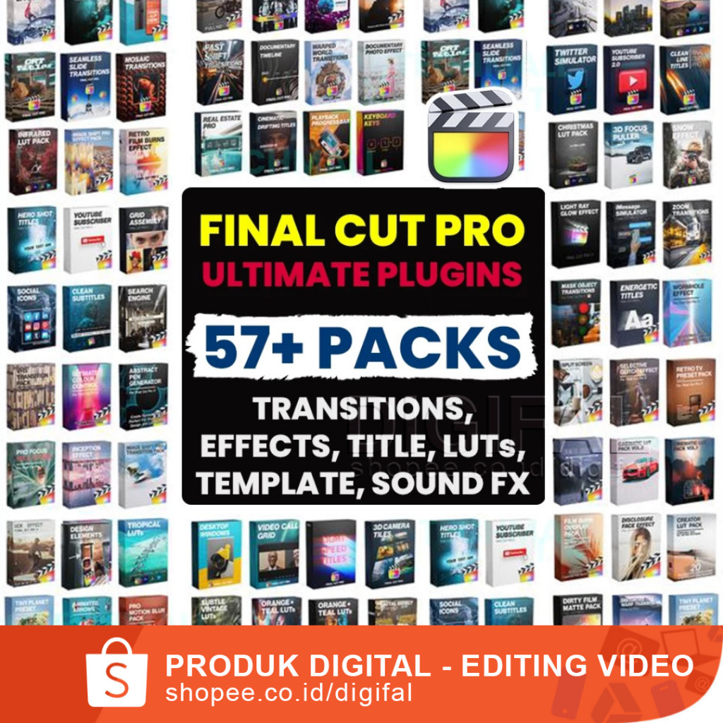 Ultimate Bundle Full Access - Transitions, Titles, Effects, LUTs, dll