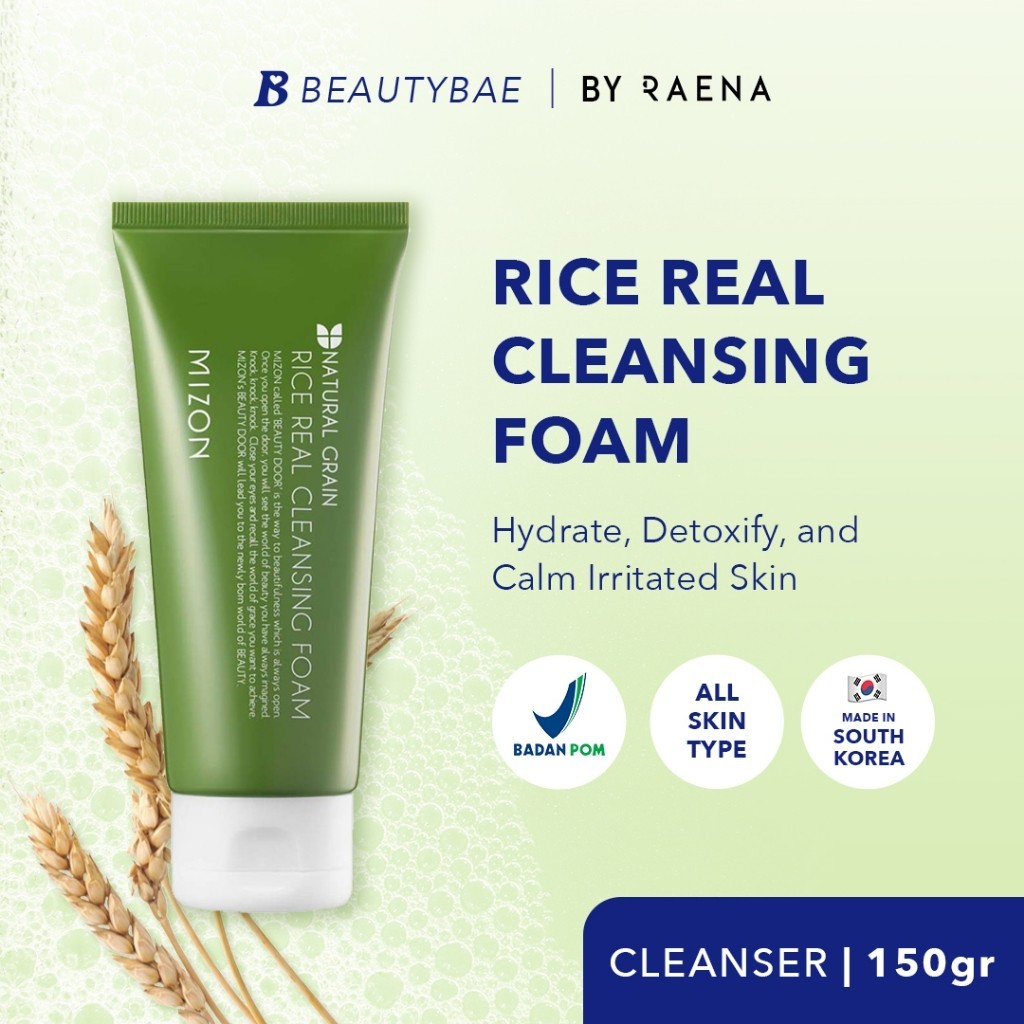 Mizon Rice Real Cleansing Foam