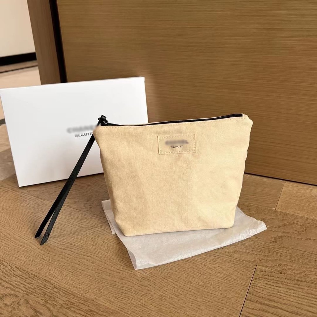 Pouch Kosmetik Makeup Beige Beaute