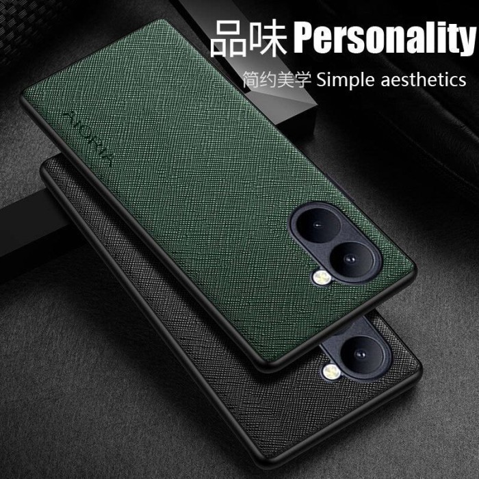 ORIGINAL CASING REALME 10 PRO / 10 PRO PLUS 5G SOFT CASE CANVAS CROSS PATTERN