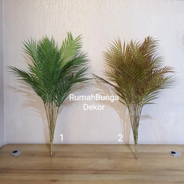 Daun Palem Group Artificial - Cokelat