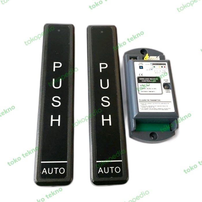 Wireless Push Exit Press | Wireless Push Button Exit Automatic Door