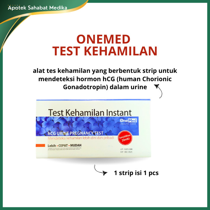 ONEMED TEST KEHAMILAN STRIP