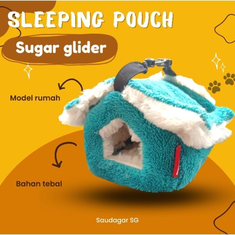 BISA COD Sleeping Pouch Sugar Glider/Rumah Sugar Glider