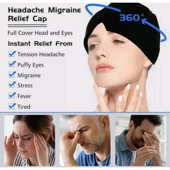 migraine relief cap bljhmt