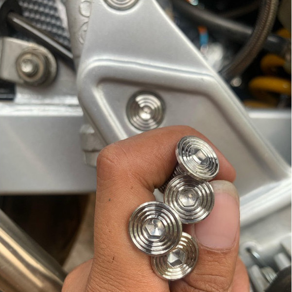 baut postep stainless slim m8x25 Custom Bubut Handmade