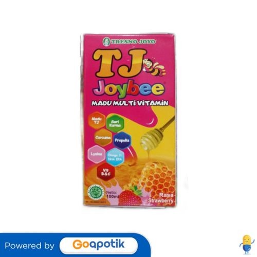 Tj Joybee Rasa Strawberry 100 Ml Botol