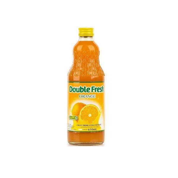 DOUBLE FRESH ORANGE SYRUP 650ML