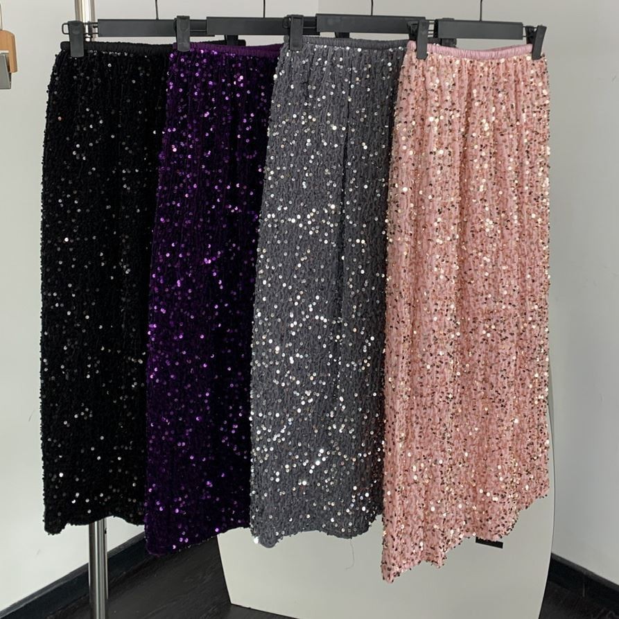 New sparkling sequin skirt