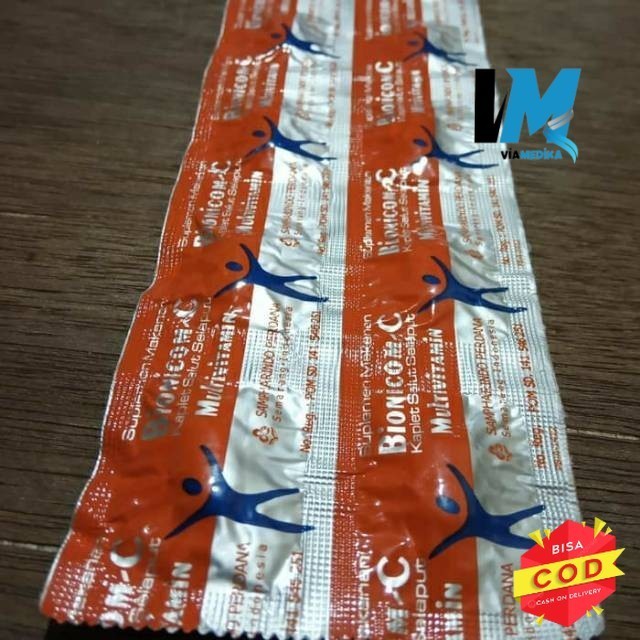 murah✔️- Bionicom Multivitamin C 10 strip - Suplemen Makanan -originale✔️