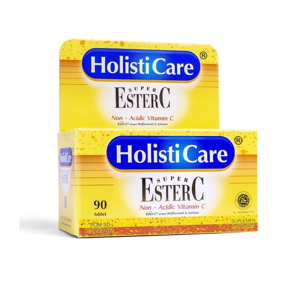 ESTER C HOLISTICARE BOTOL ISI 90 TABLET
