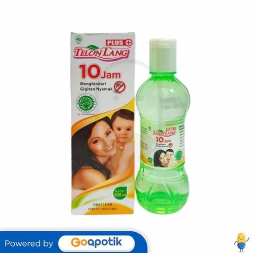 Cap Lang Telon Lang Plus 10 Jam Botol 100 Ml