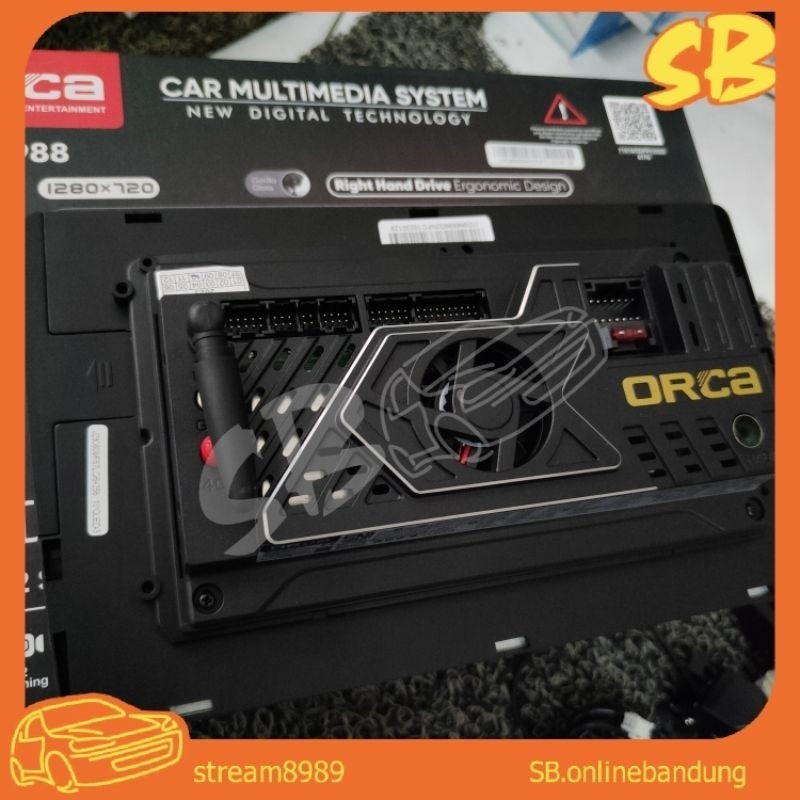 Headunit Orca Pro+ 10" RAM 6/258GB NFC Orca Pro Plus G2 DVR Android