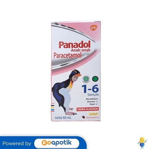 Panadol Syrup Isi 60 Ml Botol