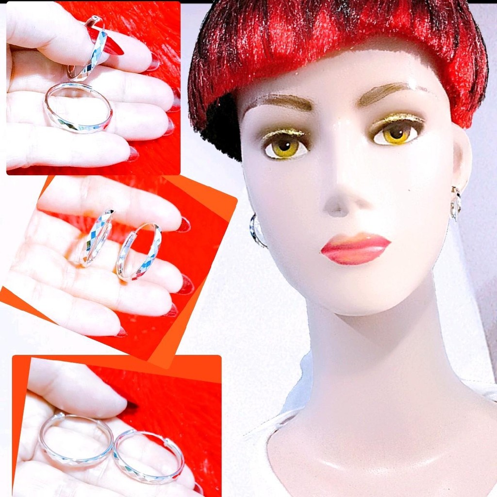Anting Elegan silver T. 2,5cm