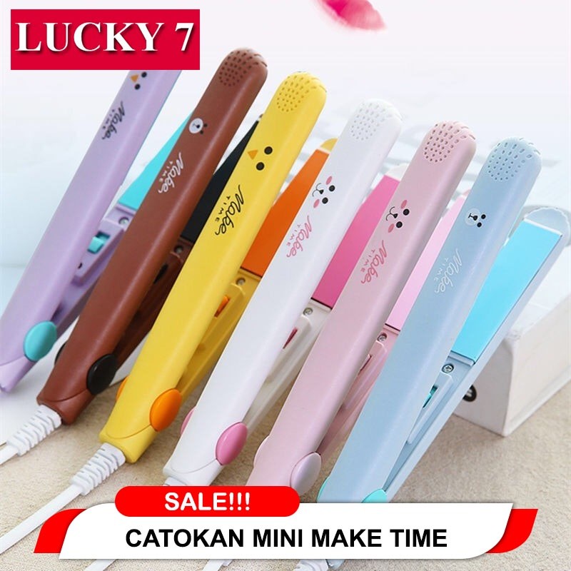 [ BISA COD ] Catokan Rambut Mini 2 in 1 Lurus dan Keriting [ RANDOM ]