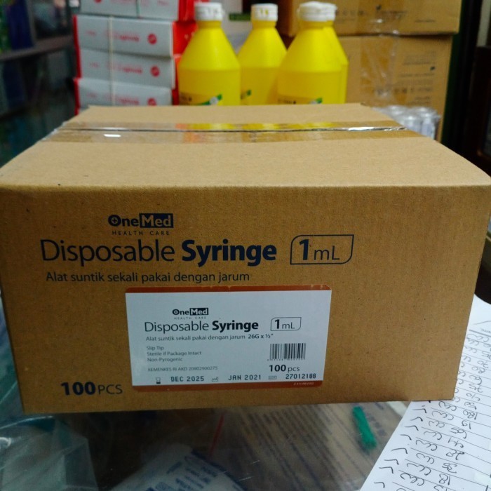 spuit 1cc disposable syringe