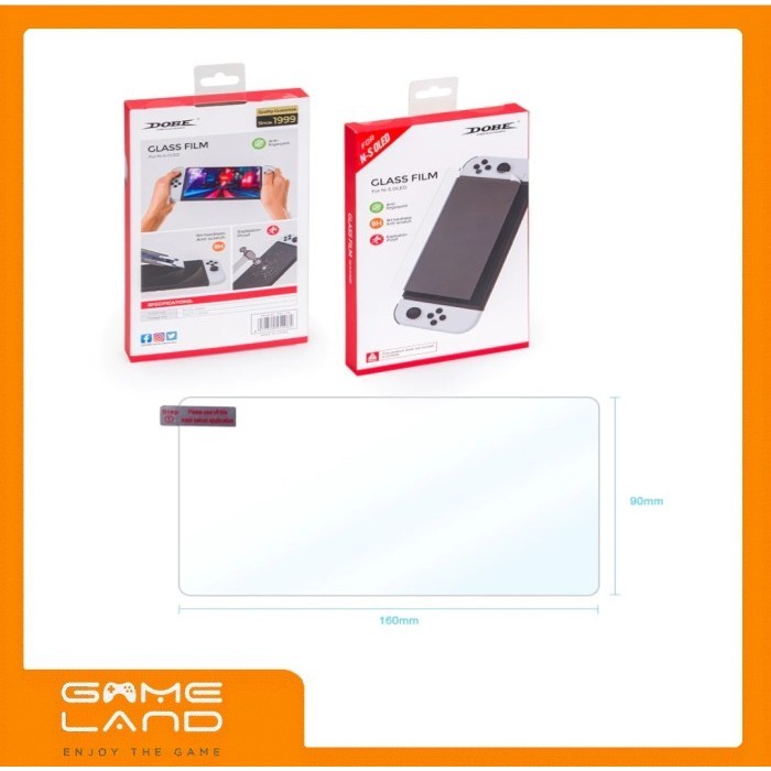 [BEST] DOBE Screen Protector Tempered Glass Nintendo SWITCH OLED