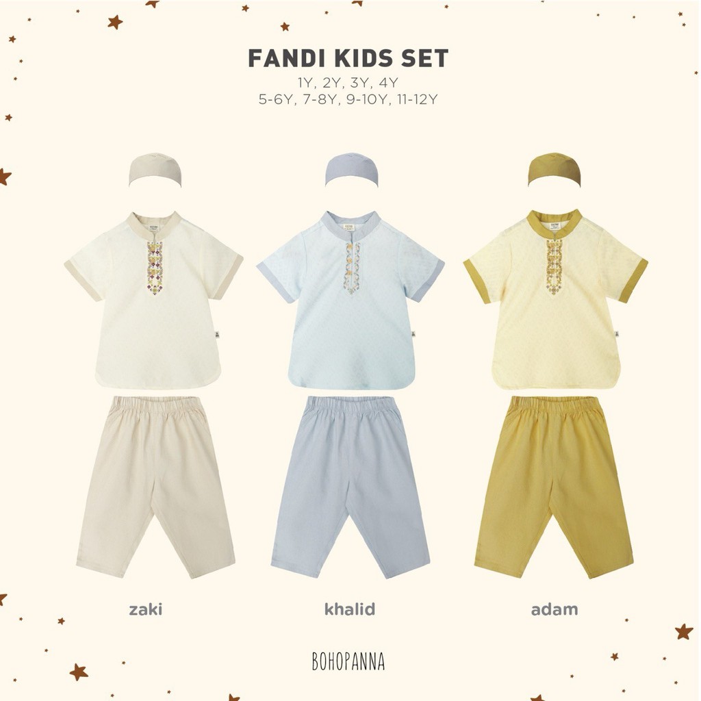 BOHO FANDI KIDS SET
