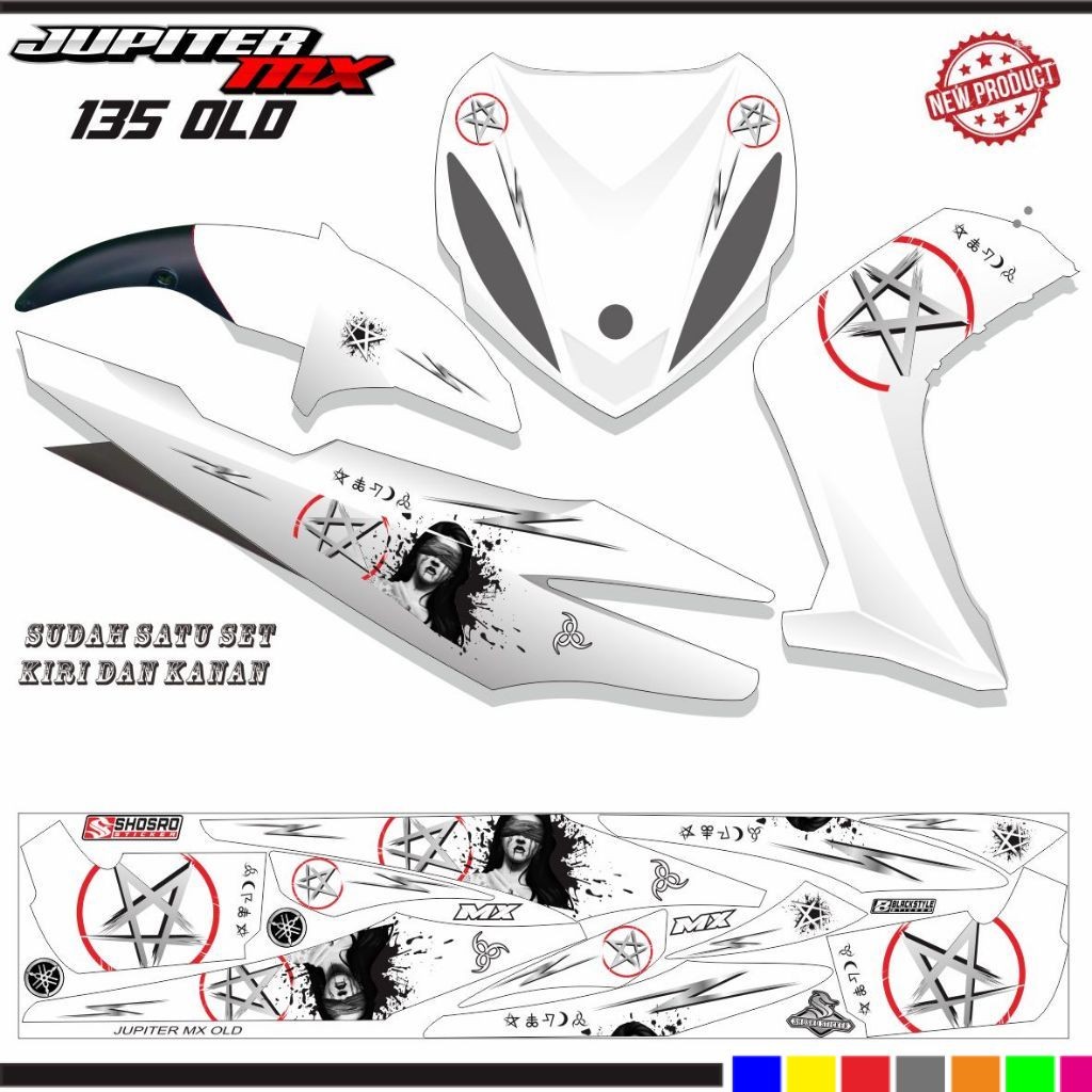 COD / STRIPING VARIASI JUPITER MX 135 OLD
