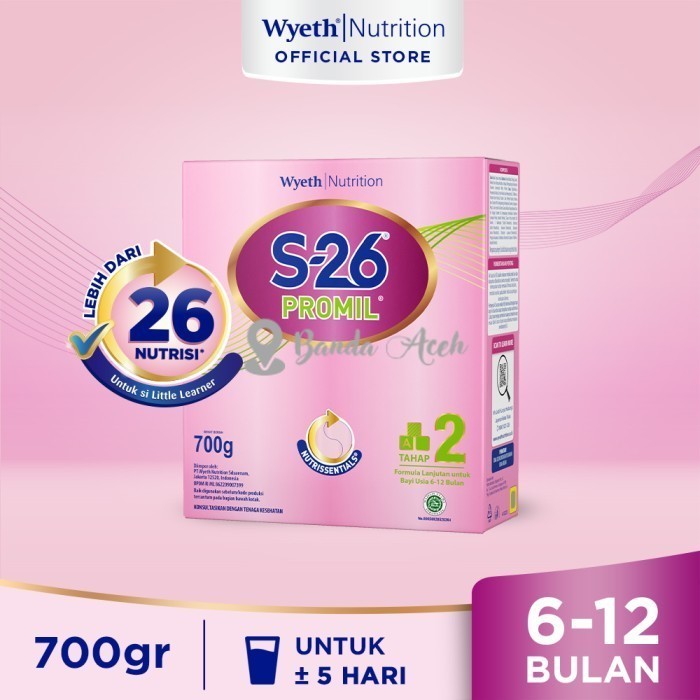 (Aceh) S-26 PROMIL 2 Pouch 700gr