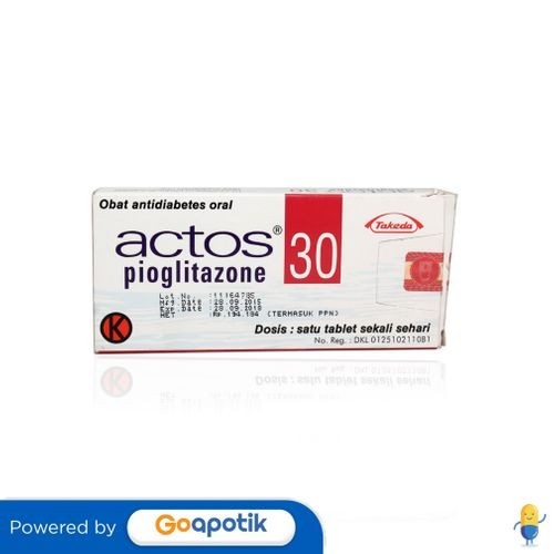 Actos 30 Mg Box 14 Tablet