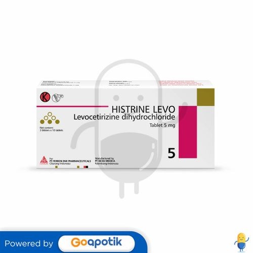 Histrine Levo 5 Mg Box 30 Tablet