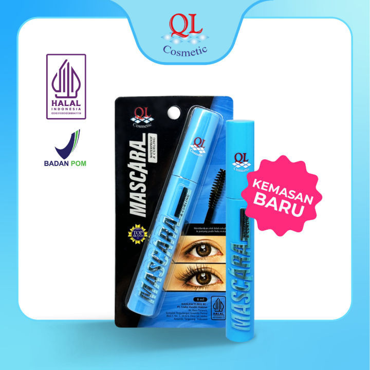 Ql Mascara Water Proof 8ml - MURAH