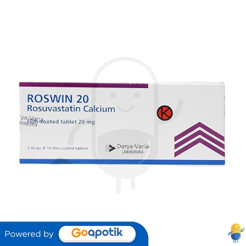 Roswin 20 Mg Box 30 Tablet