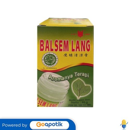 Cap Lang Balsem Isi 40 Gram Pot