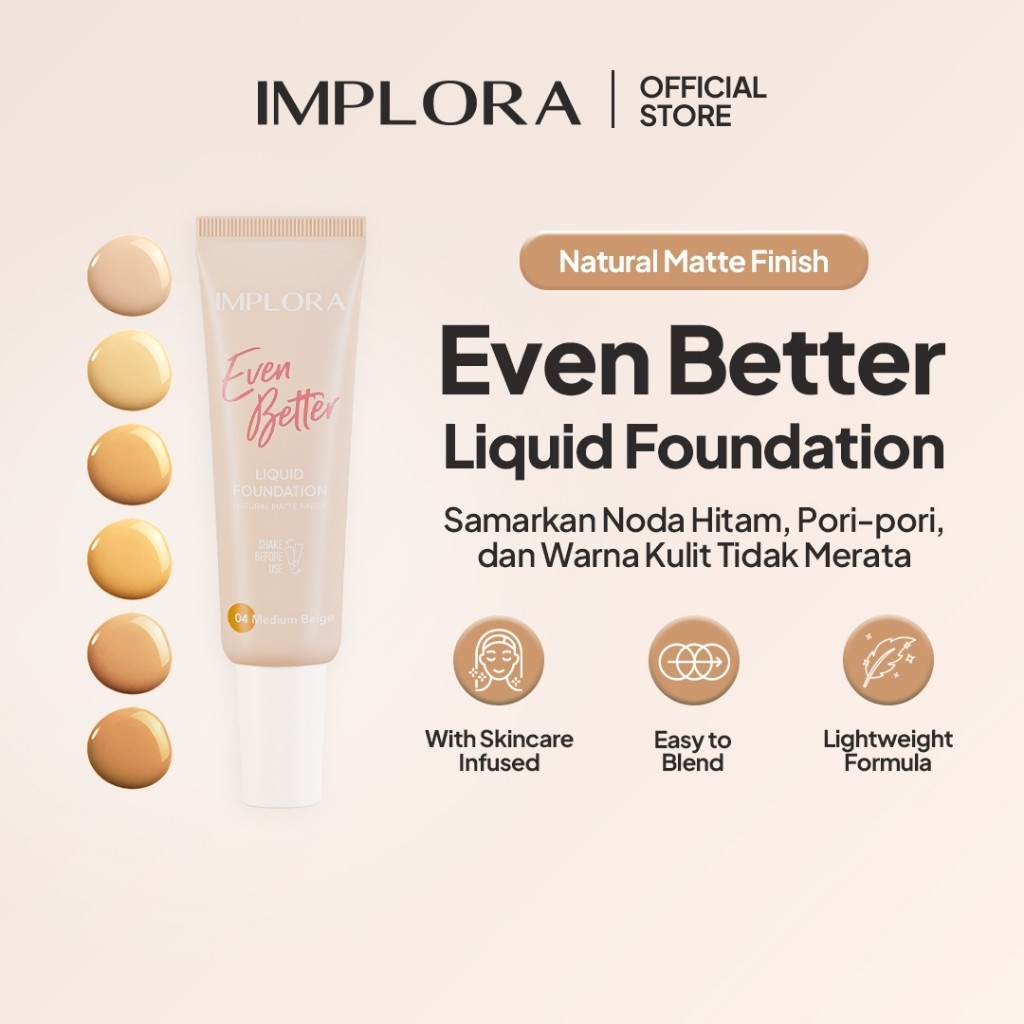 𝐋𝐞𝐞𝐯𝐢𝐚 - Implora Even Better Liquid Foundation