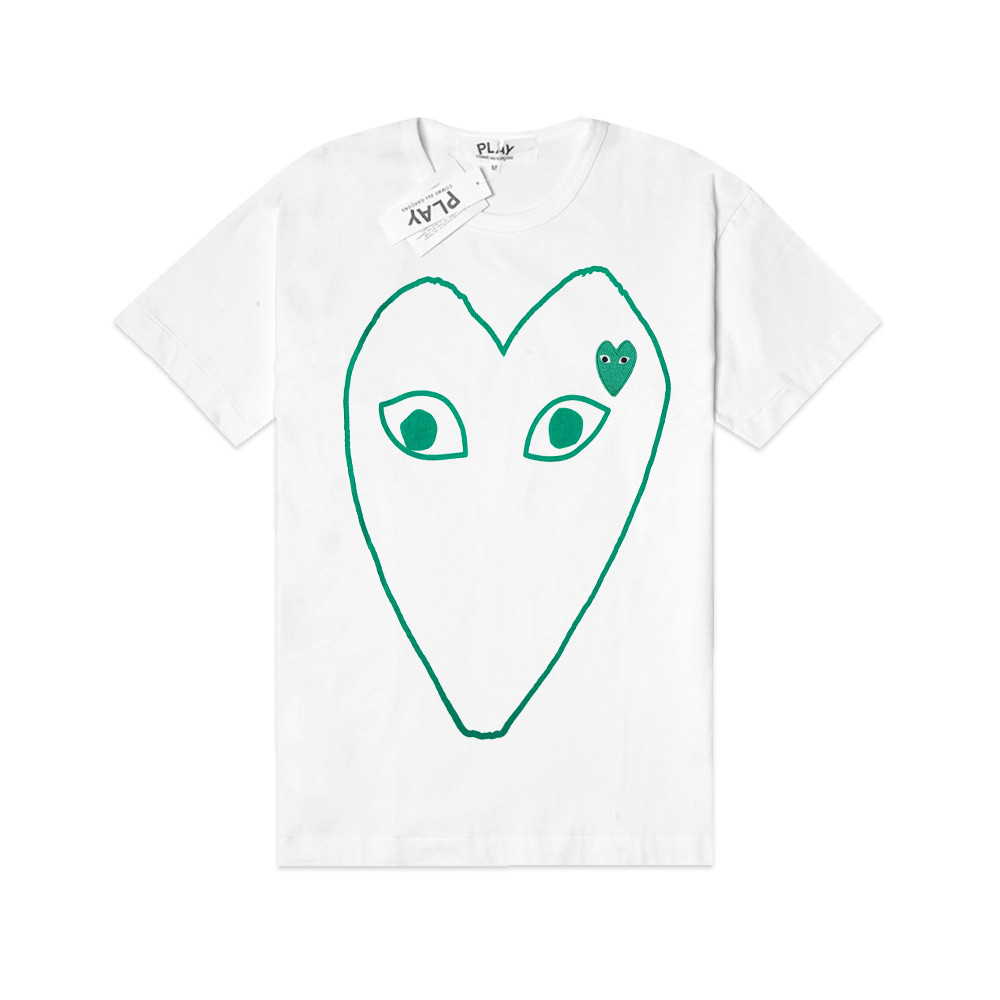 COD | CDG Play Green Outline T-Shirt