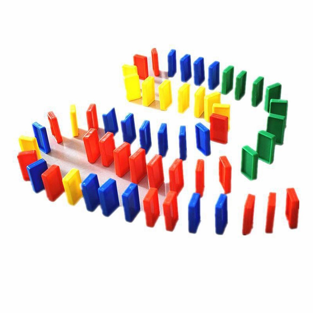 100Pcs es Train Blocks Set Educational Play Toy Building for Toddler
