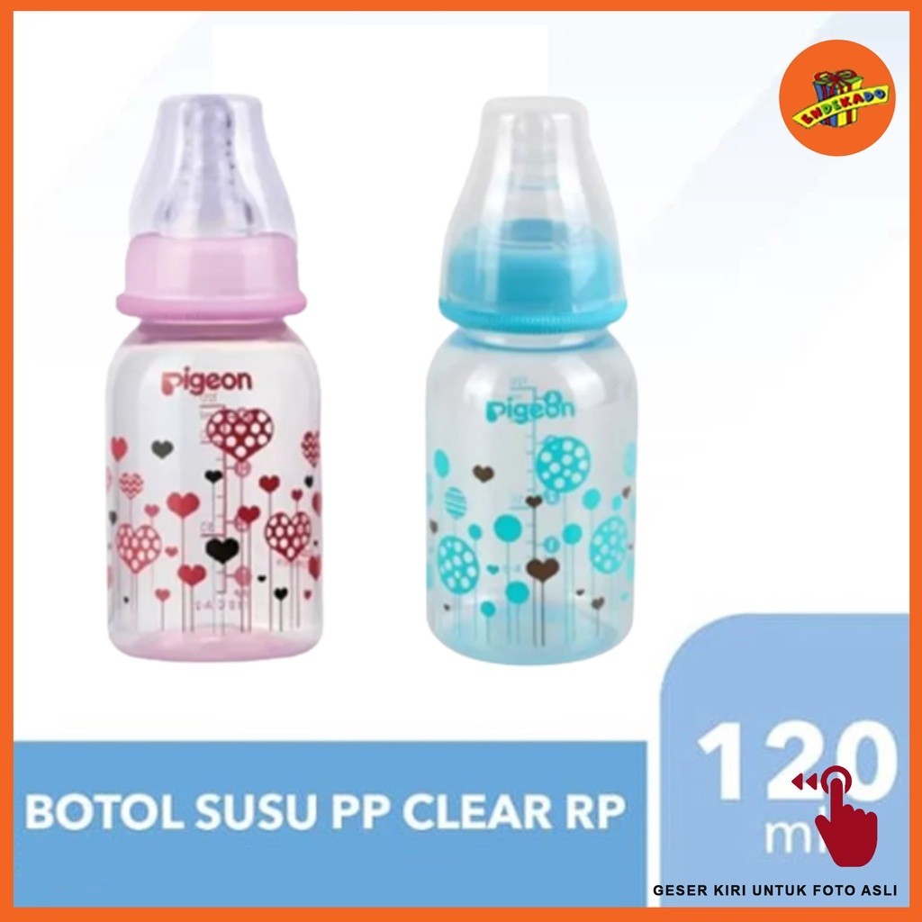 Botol Pigeon Flexible Round Base 120 ML