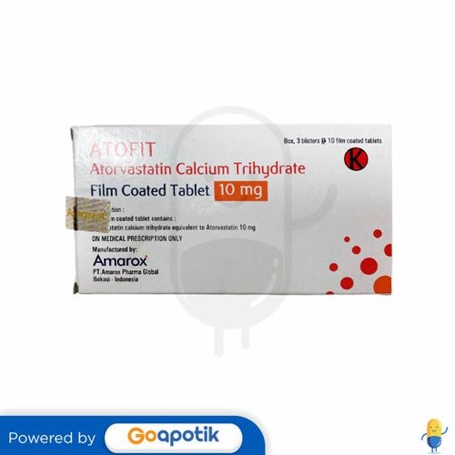 Atofit 10 Mg Box 30 Tablet