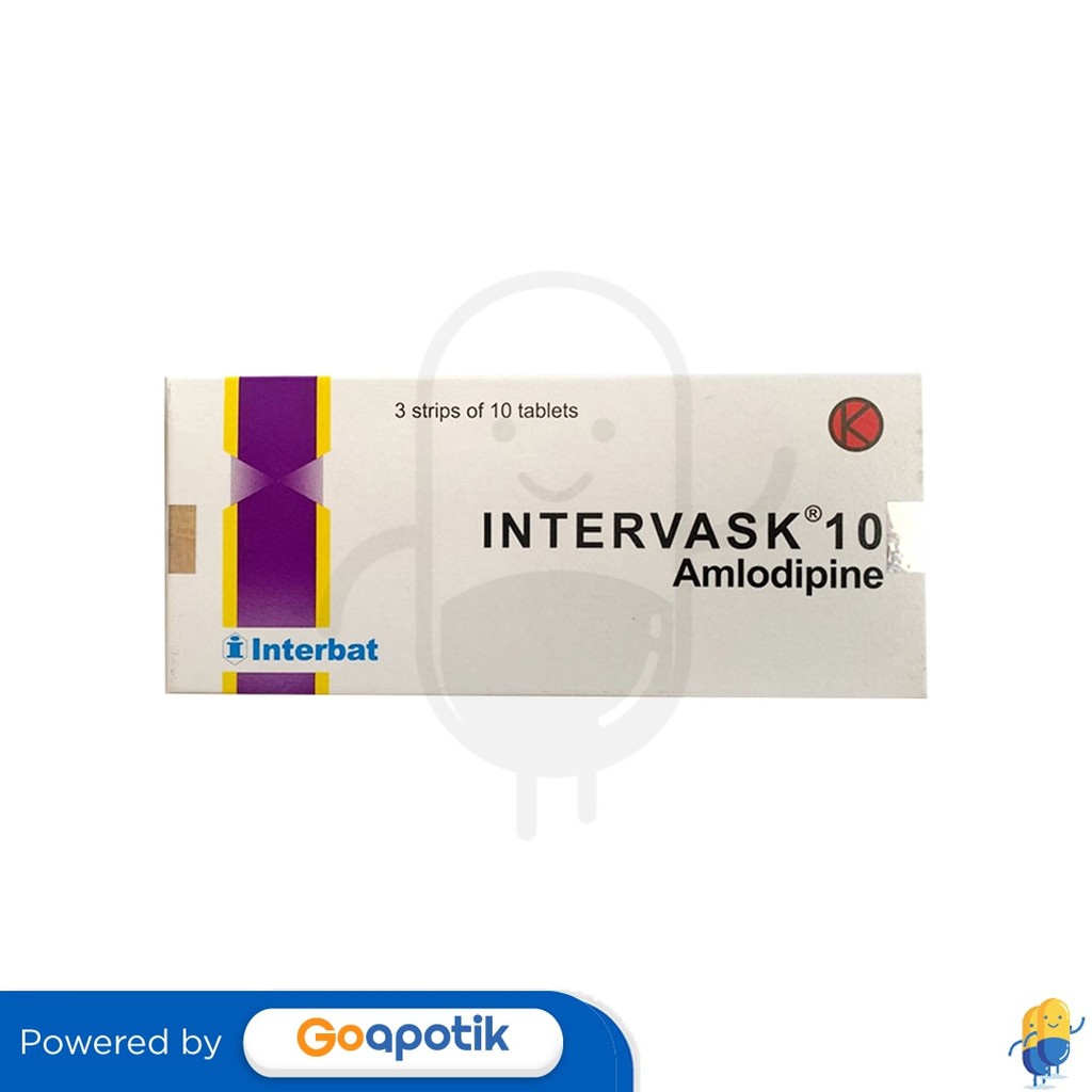 Intervask 10 Mg Box 30 Tablet