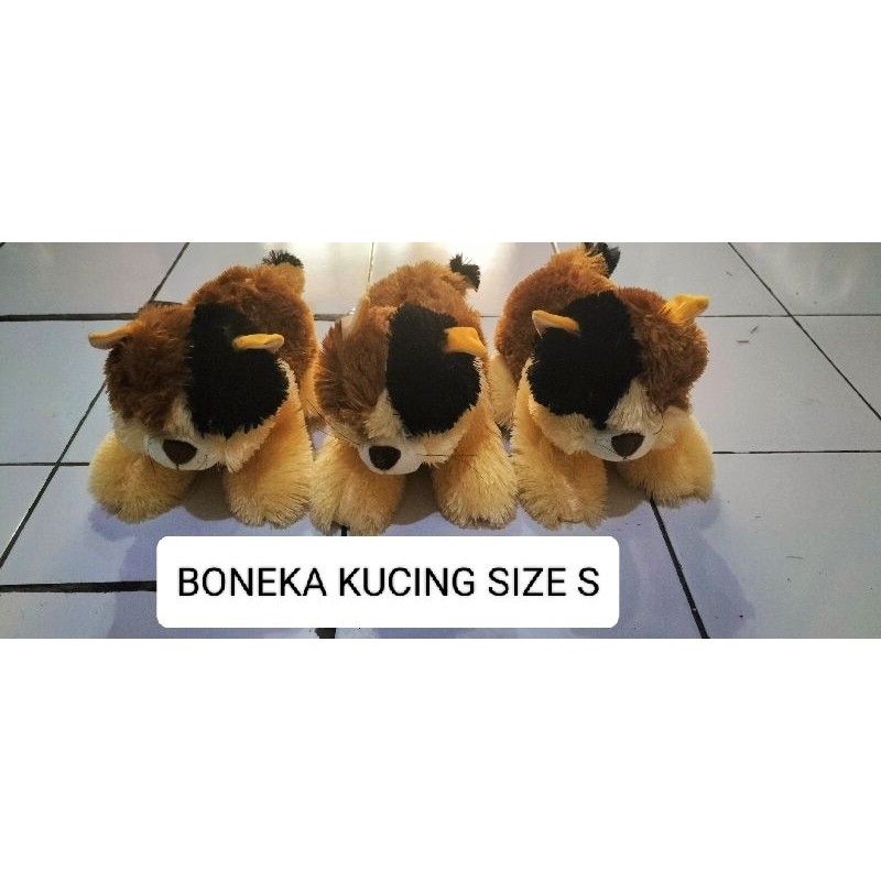 BONEKA KUCING SIZE S 30CM