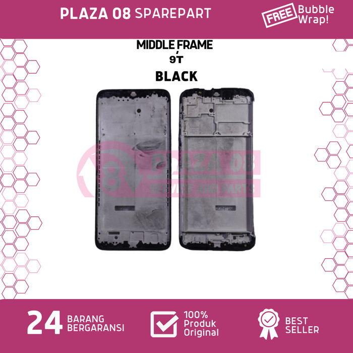 MIDDLE FRAME REDMI 9T (BLACK)