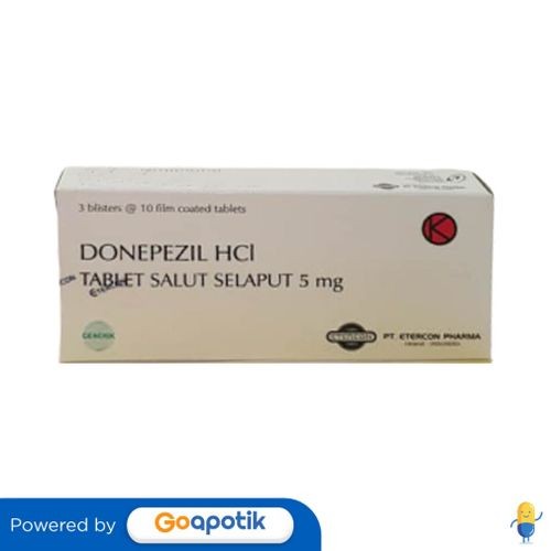 Donepezil Hcl Etercon 5 Mg Box 30 Tablet