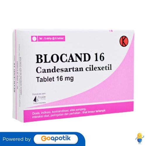 Blocand 16 Mg Box 30 Tablet