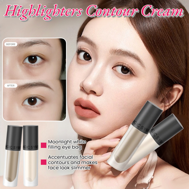 Water-based, light-lasting makeup with three-dimensional contouring and light-locking formula, light-shadow correction solution