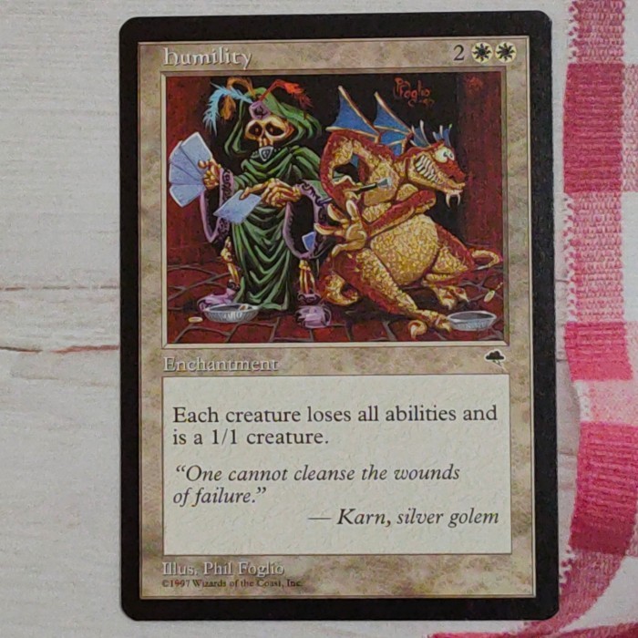 Kartu Magic the Gathering Humility, Tempest